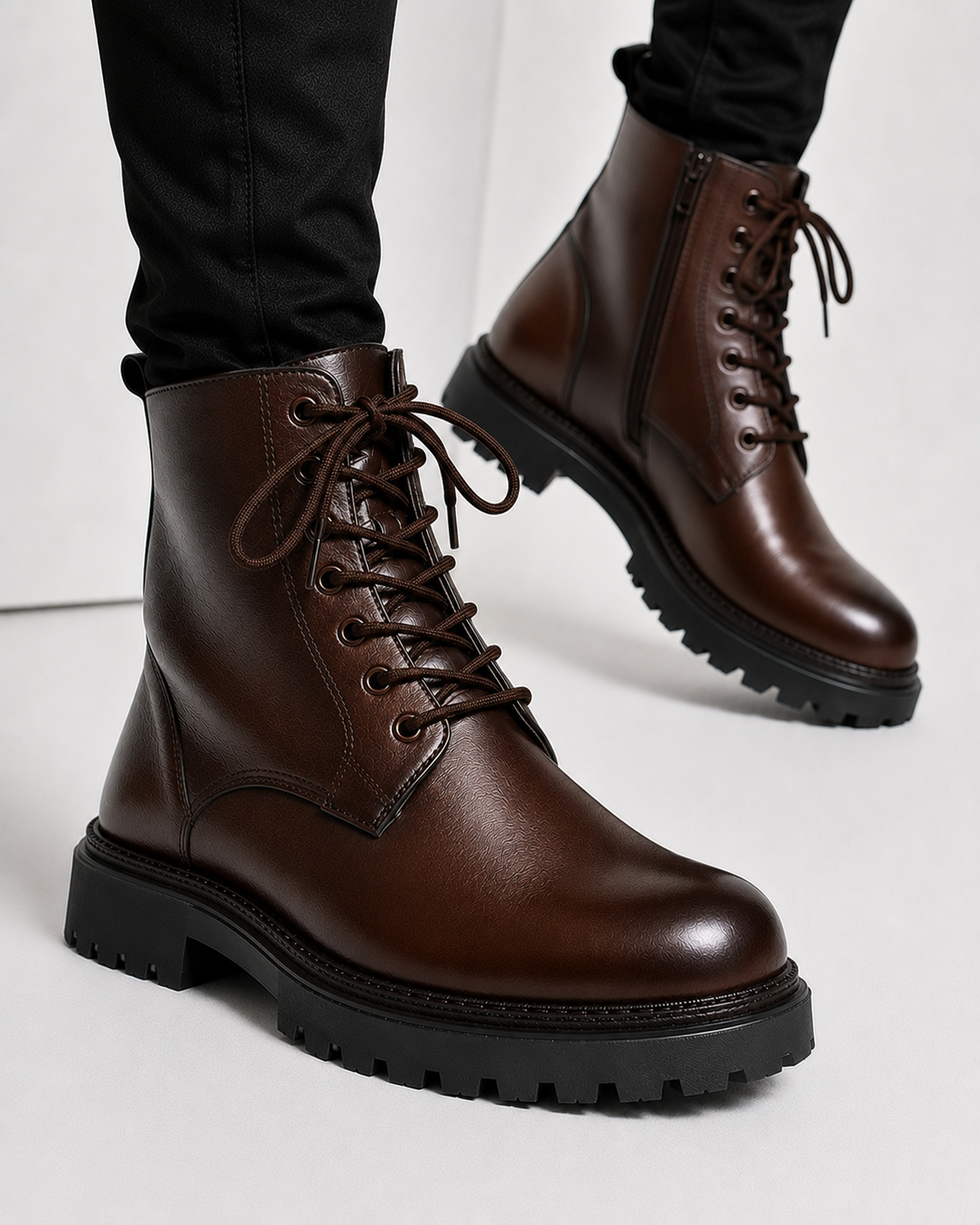 Heritage Brown Combat Boots