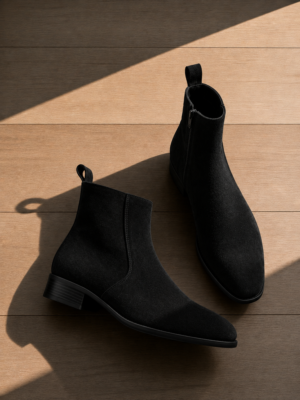 Black Suede Executive Boots