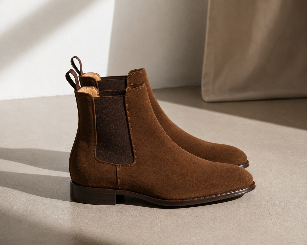 Men's Brown Leather Chelsea Boots - Premium Chelsea Boots for Men