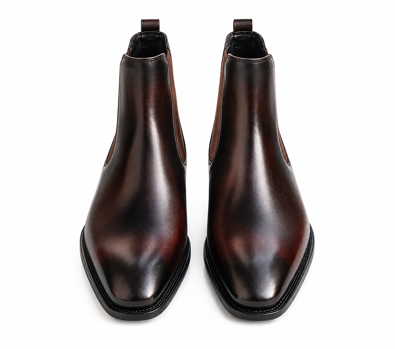 Men's Burgundy Chelsea Boots - Premium Leather Chelsea Boots